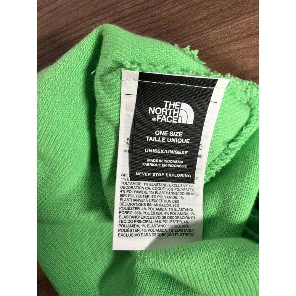 The North Face One Size Beanie Hat One Size Neon Green